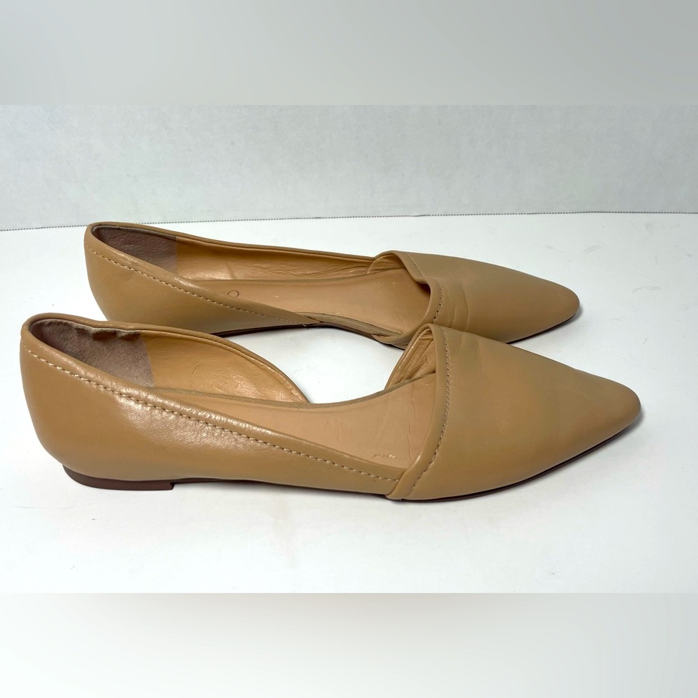 Franco Sarto Pointed Toe Tan Size 9 Flats